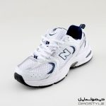 کفش اسپرت نیوبالانس زنانه سفید سفید دیمو استایل