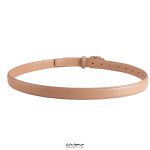 کمربند چرمی زنانه Loewe کرم & طلایی